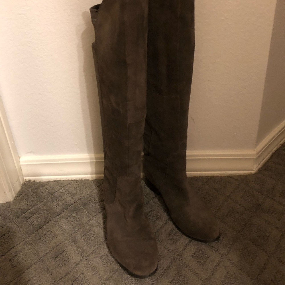 Charles David grey tall boots